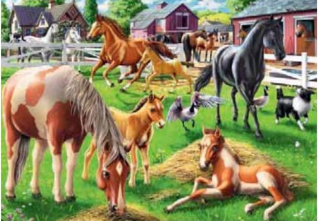 Happy Horses 60pc Puzzle by Ravensburger