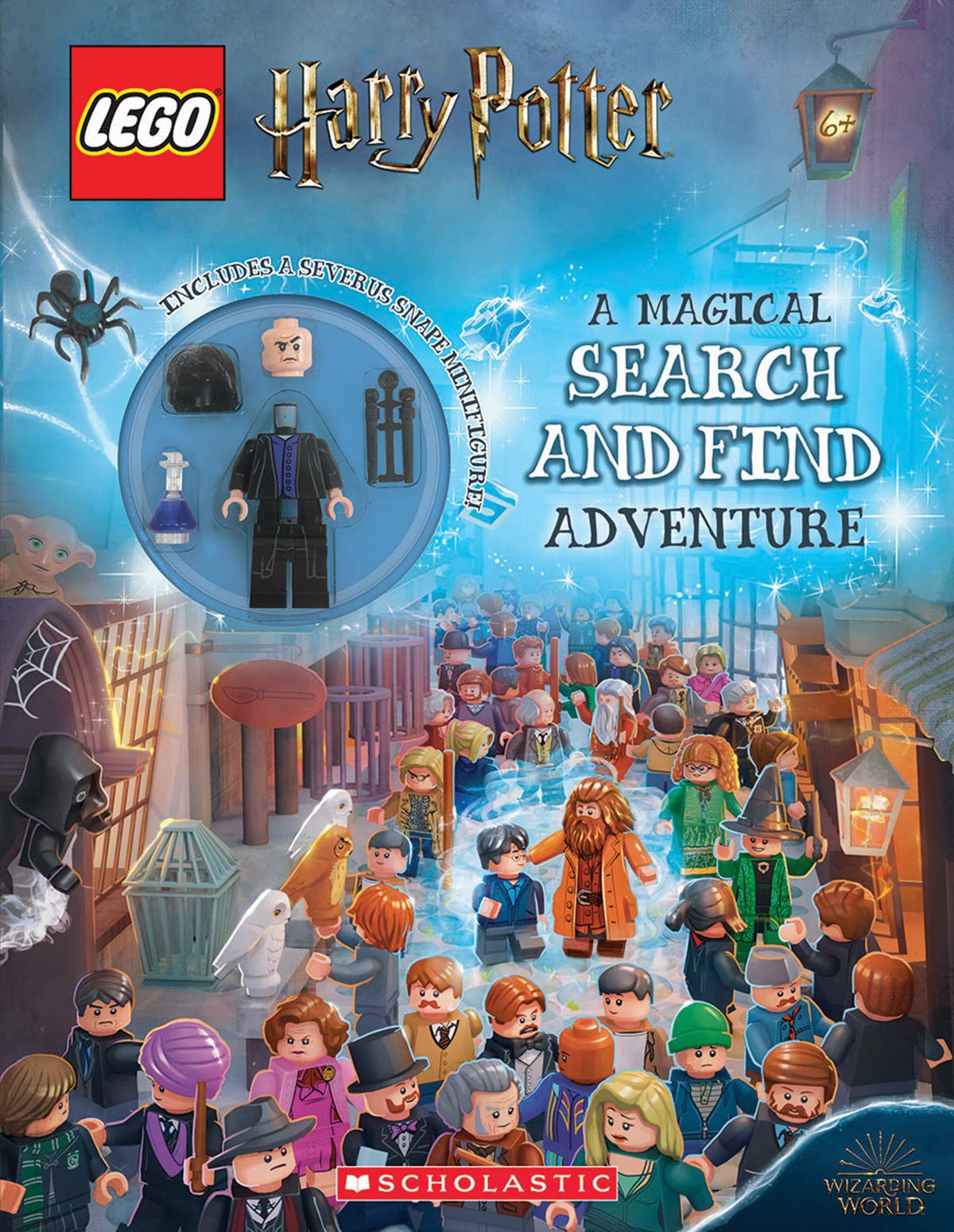 Harry Potter A Magical Search and Find Adventure Activity book with Snape Minifigure by Scholastic