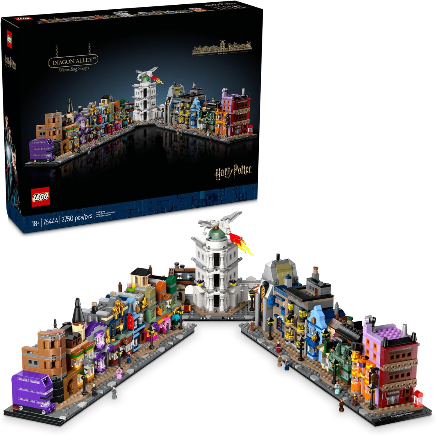 Harry Potter Diagon Alley Wizarding Shops-by-Lego