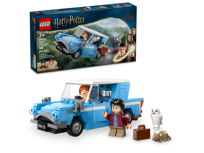 Harry Potter Flying Ford Anglia-by-Lego