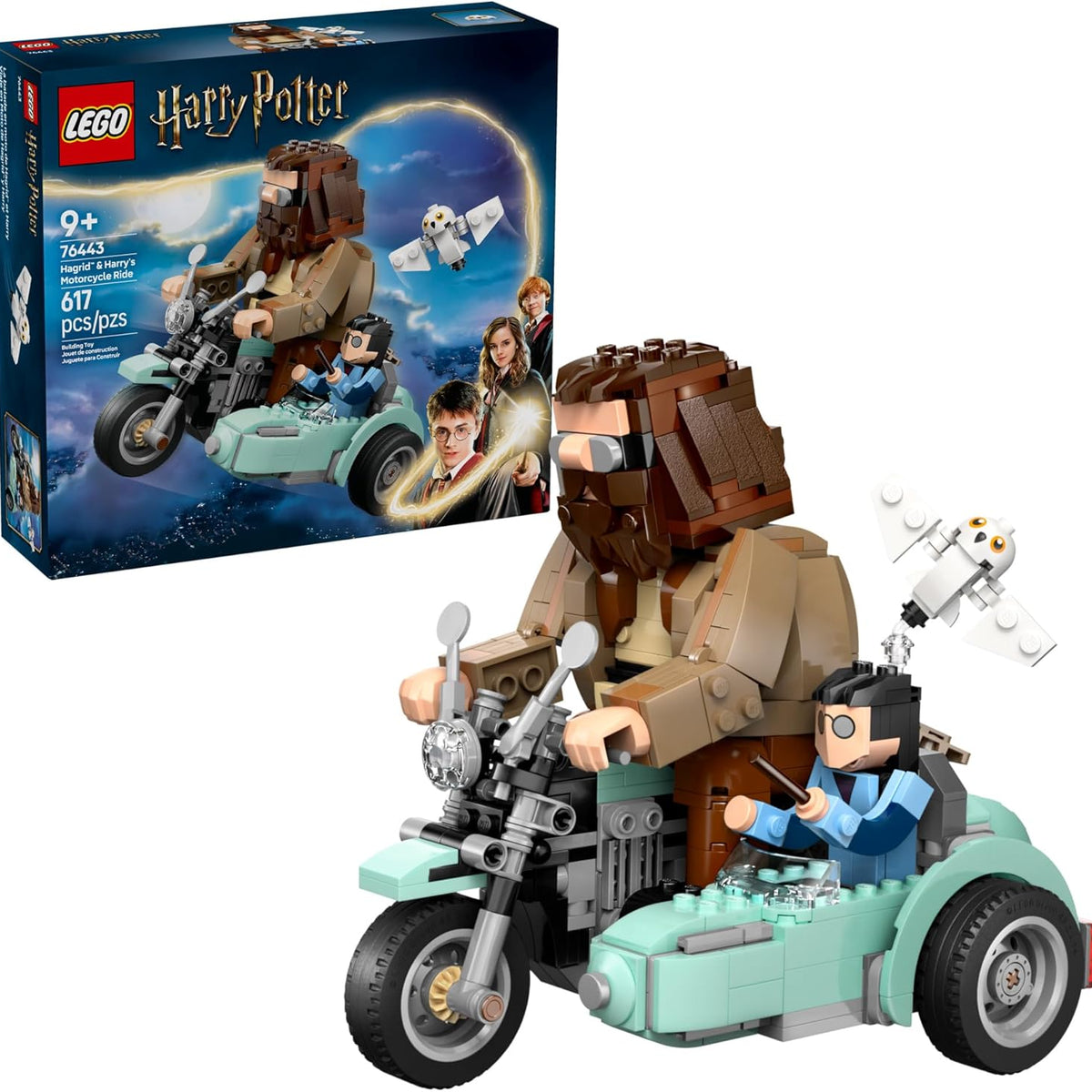 Moto Side-car Triumph T120 Bonneville Corgi 1/36 - Harry Potter Hagrid