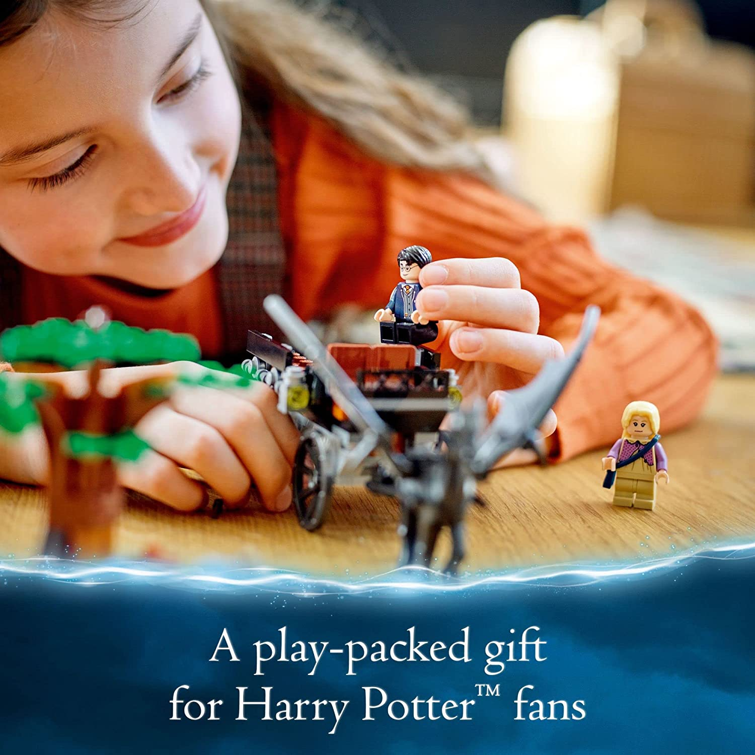 Harry Potter Hogwarts Carriage and Thestrals by Lego 5