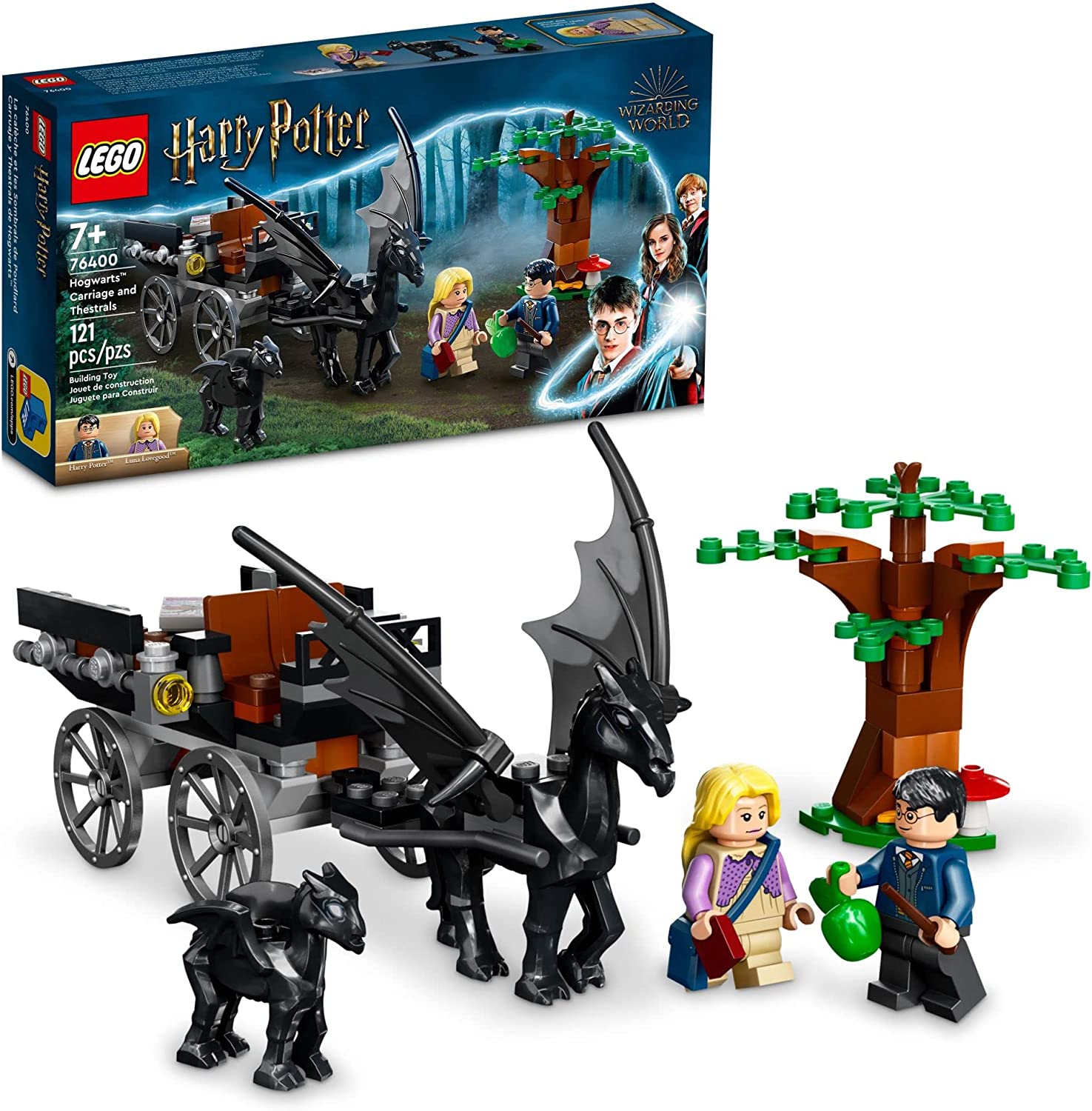 Harry Potter Hogwarts Carriage and Thestrals by Lego