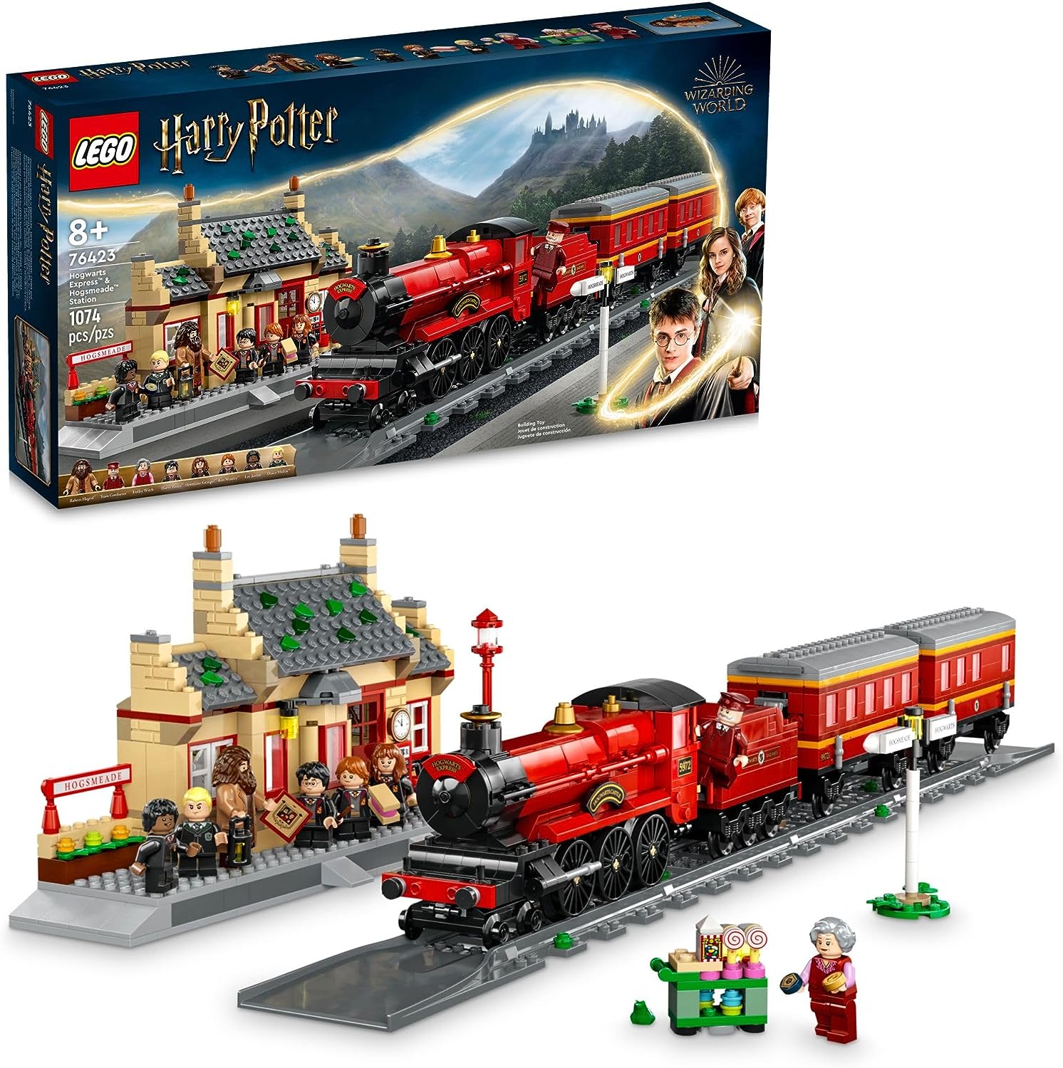 Harry Potter Hogwarts Express & Hogsmeade Station-by-Lego