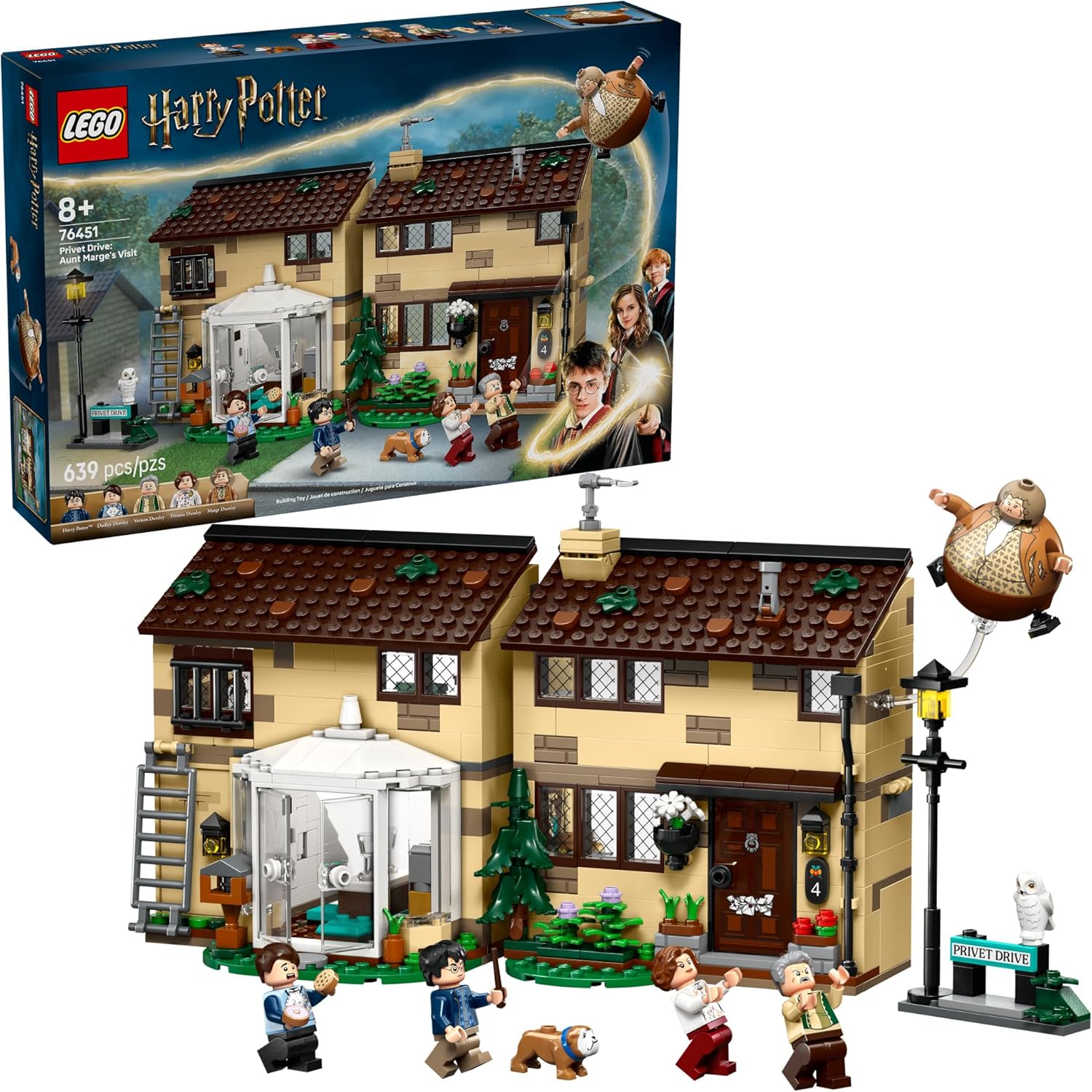 Harry Potter Privet Drive: Aunt Marge’s Visit-by-Lego