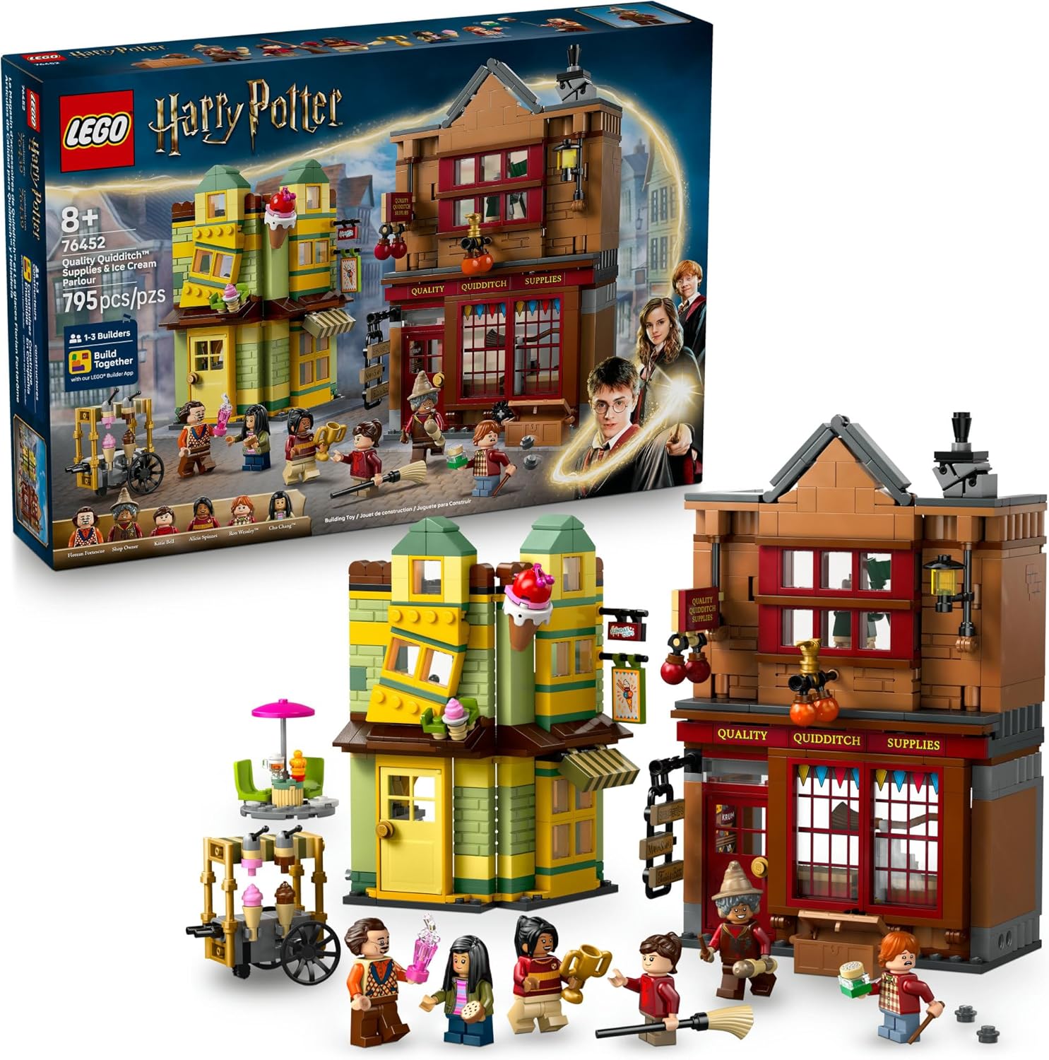 Harry Potter Quality Quidditch Supplies & Ice Cream Parlour-by-Lego
