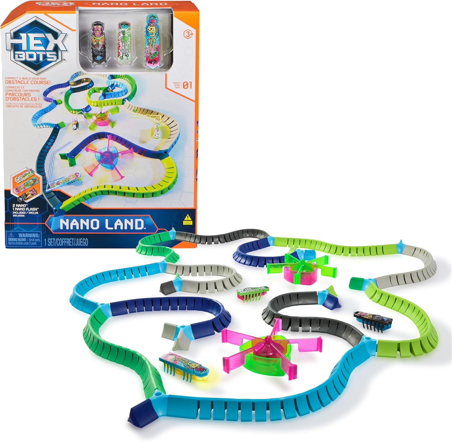 Hex Bots Nano Land-by-Spin Master