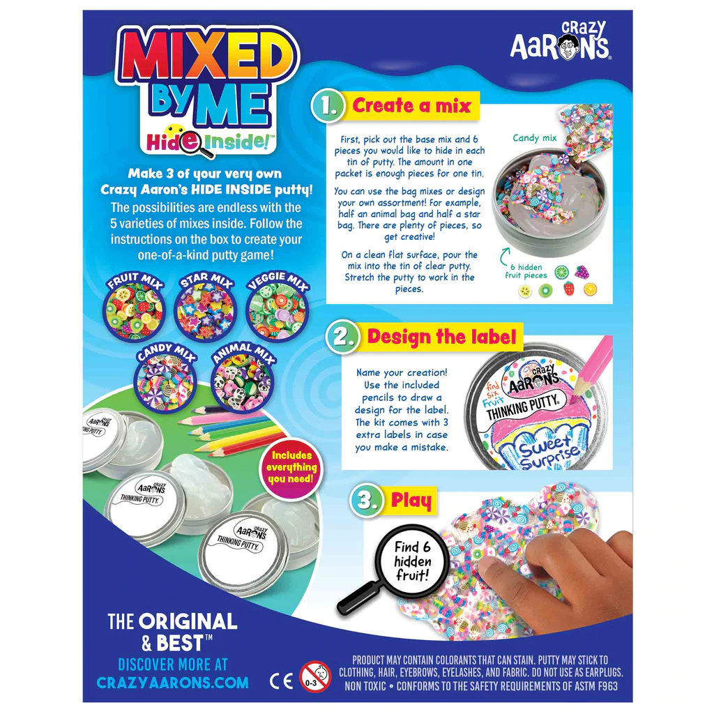Hide Inside Mixed by Me Putty Kit by Crazy Aarons Putty World 3