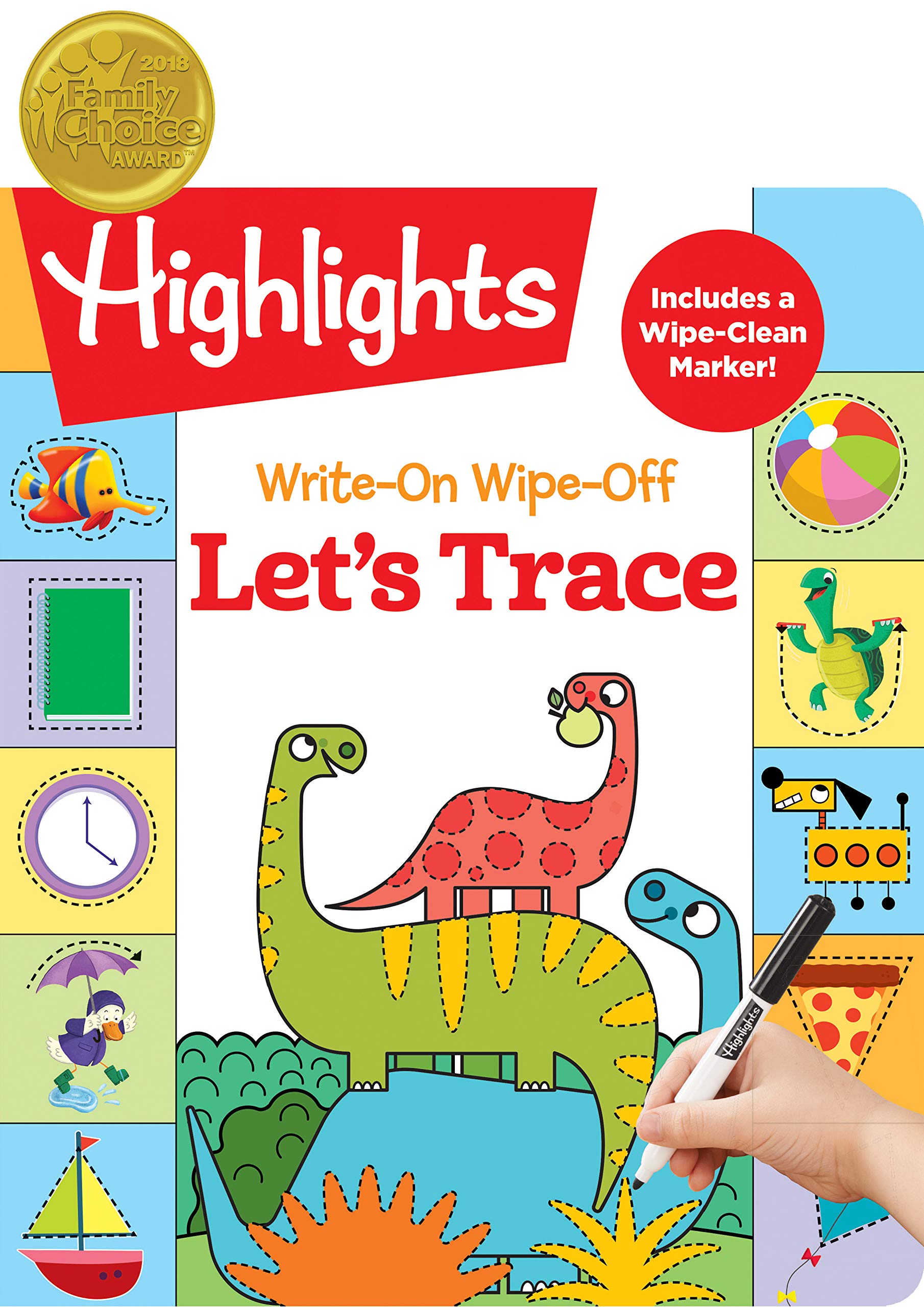 Highlights Lets Trace Write On Wipe Off Activity Book by Penguin Random House