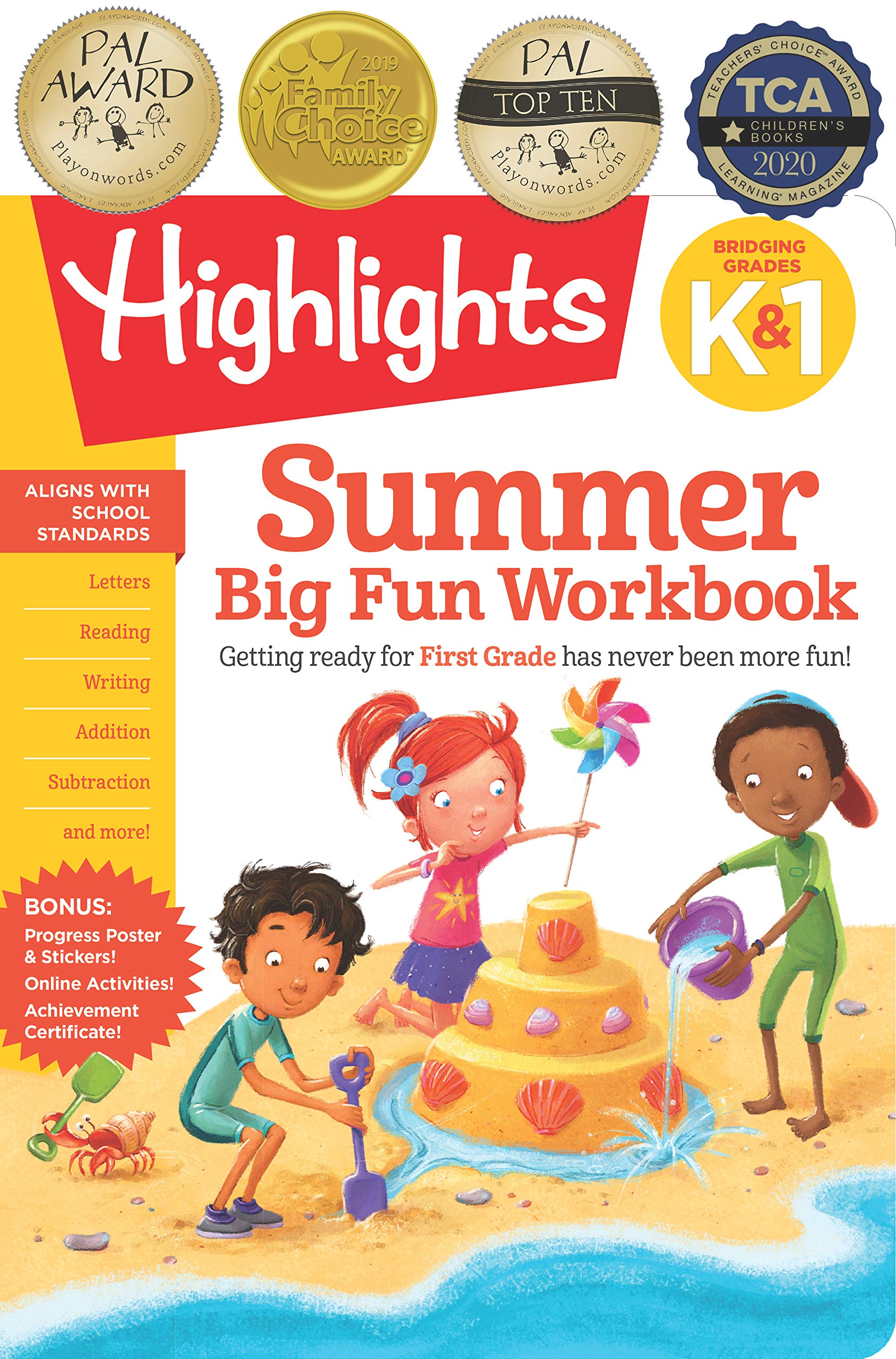 Highlights Summer Big Fun Workbook Bridging Kindergarten and First Grade by Penguin Random House