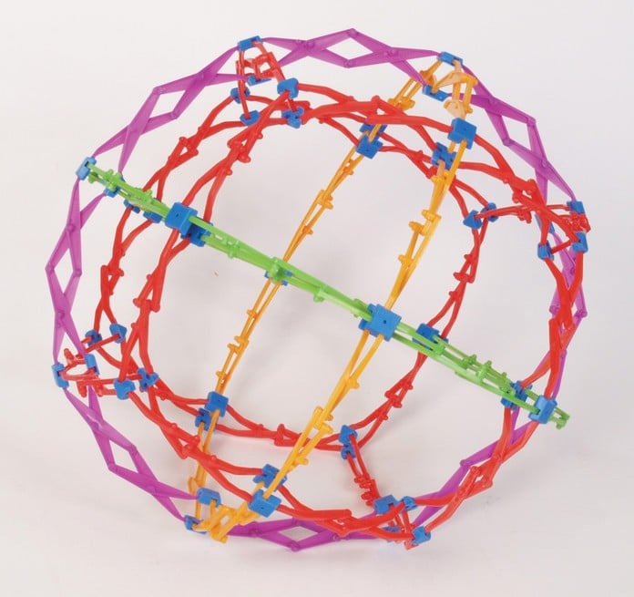 Hoberman Mini Rainbow Sphere by Hoberman 1