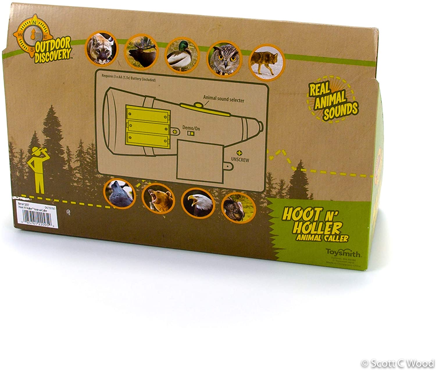 Hoot N Hollar Animal Caller by Toysmith 1