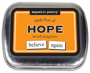 Hope Magnetic Poetry Tin by Magnetic Poetry