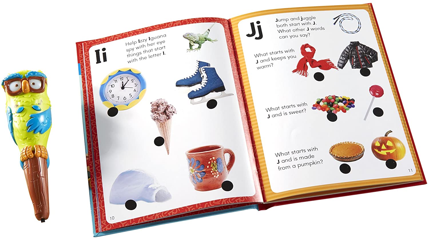 Hot Dot Jr. Lets Learn the Alphabet Interactive Book Interactive Pen Set by Educational Insights 1