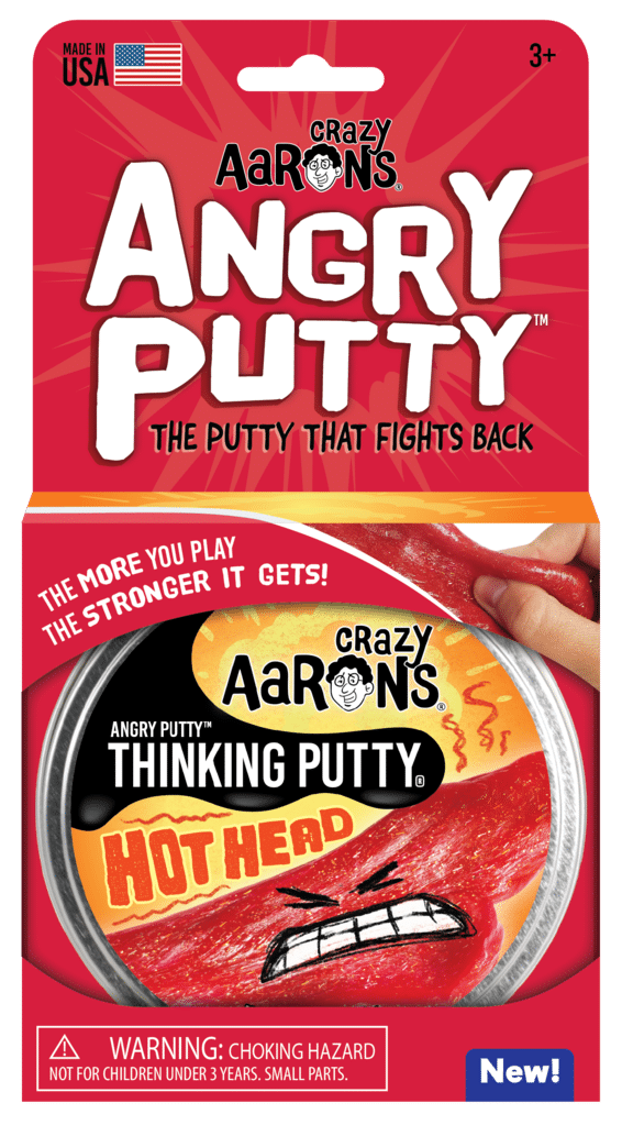 Hot Head Thinking Putty Angry Putty Series by Crazy Aarons
