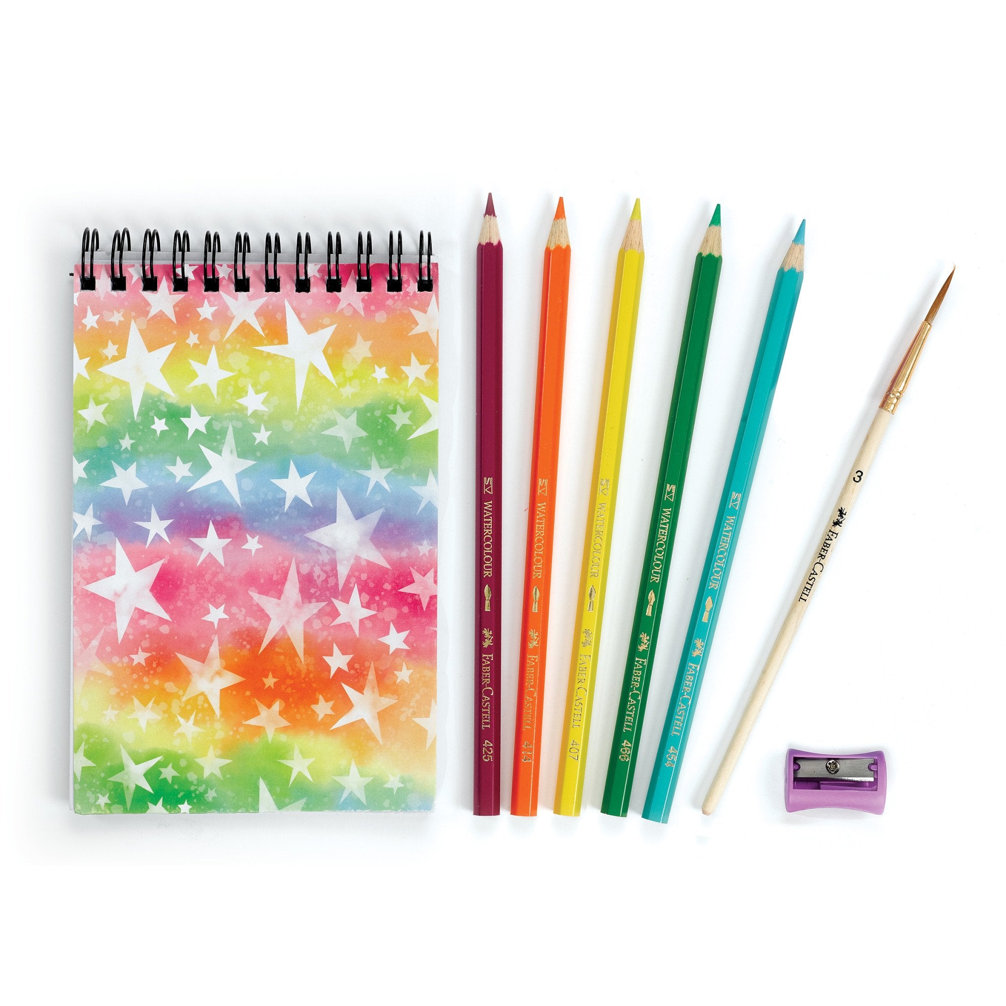 How To Rainbow Watercolor Pencils Starter Set by Faber Castell 2