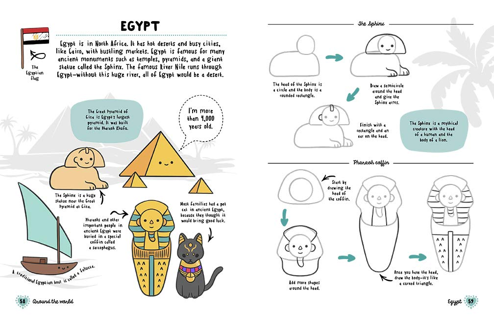 How to Draw Cute Stuff Around the World by Sterling Publishing 3
