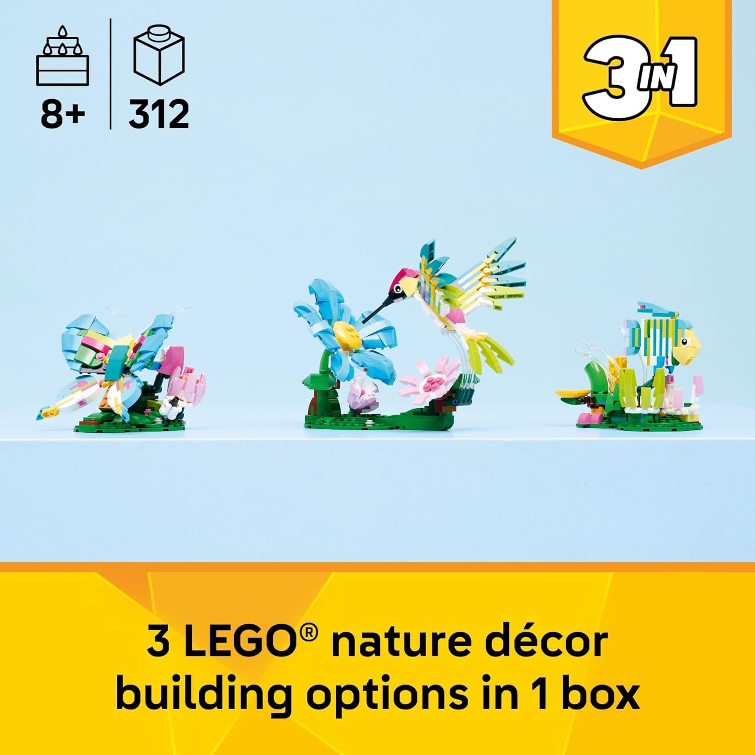 Creator 3 in1 Wild Animals: Colorful Hummingbird by Lego