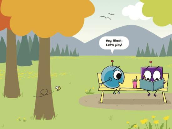 I Can Read Comics Level 2 Blink and Block Bug Each Other by Harper Collins 1