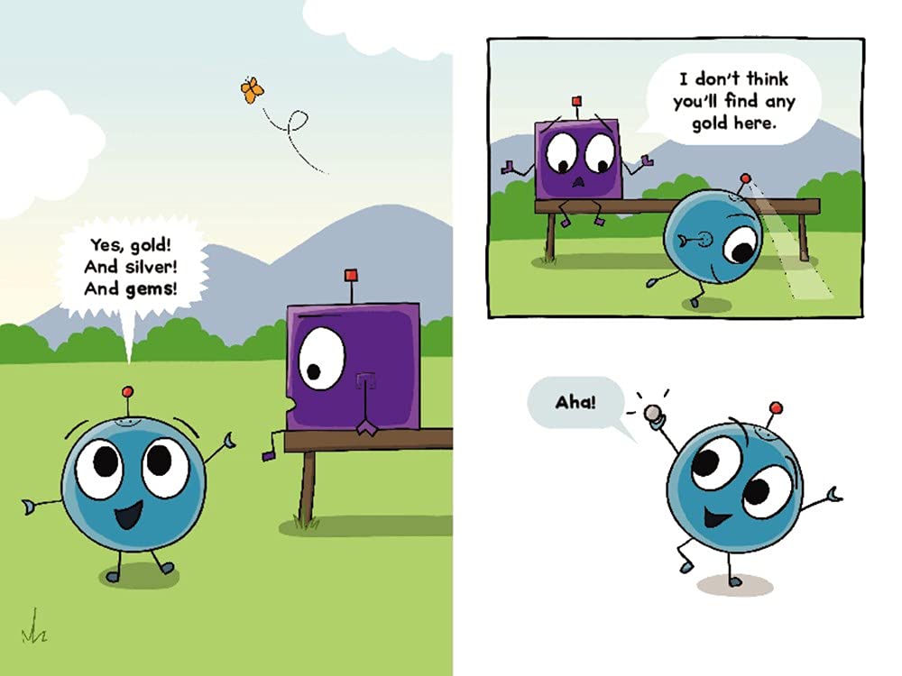 I Can Read Comics Level 2 Friendbots Blink and Block Make a Wish by Harper Collins 3
