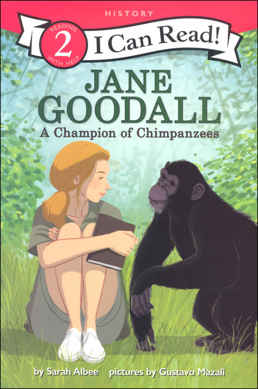 I Can Read Level 2 Jane Goodall Champion of Chimpanzees by Harper Collins