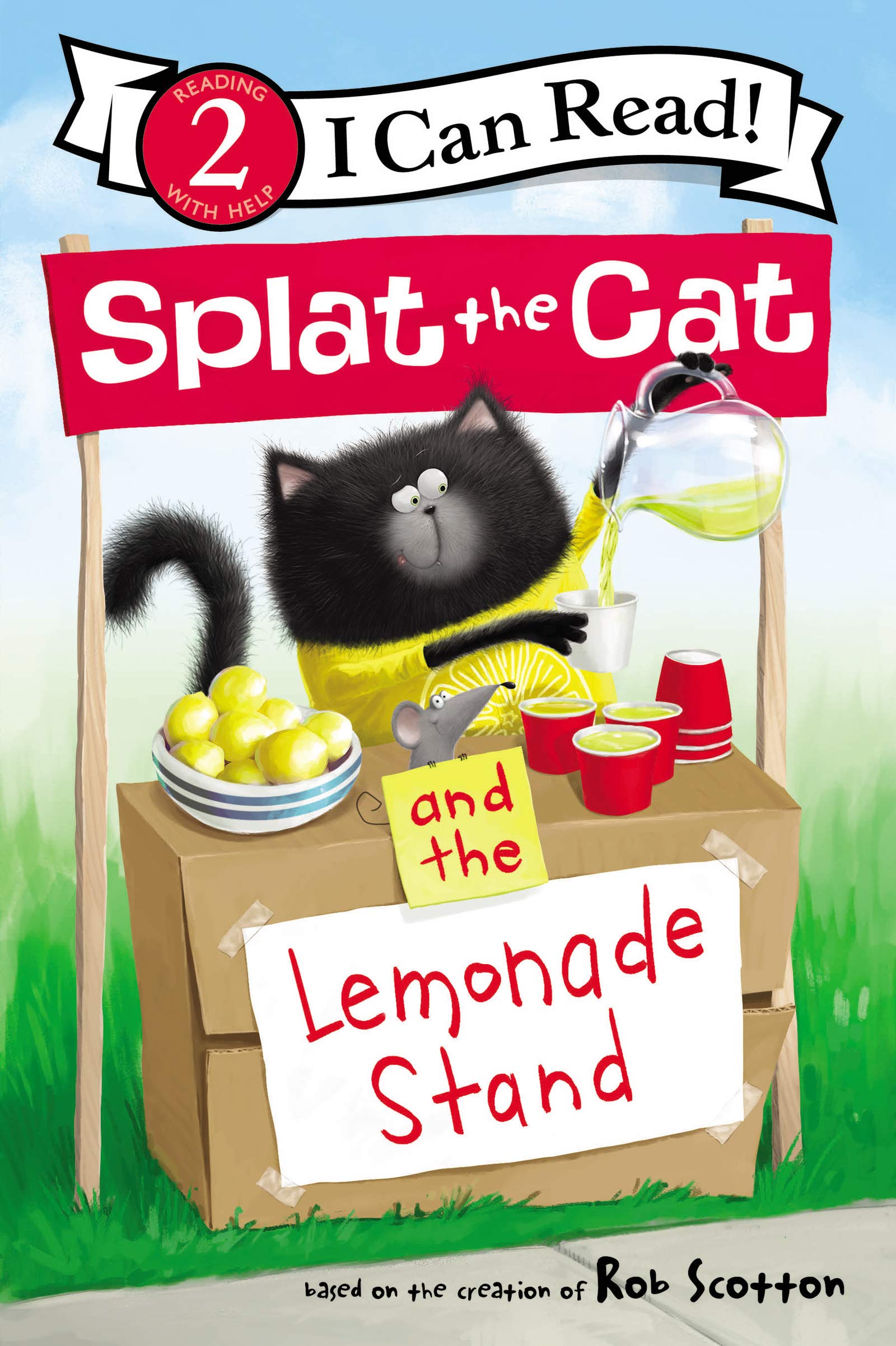 I Can Read Level 2: Splat the Cat and the Lemonade Stand-by-Harper Collins