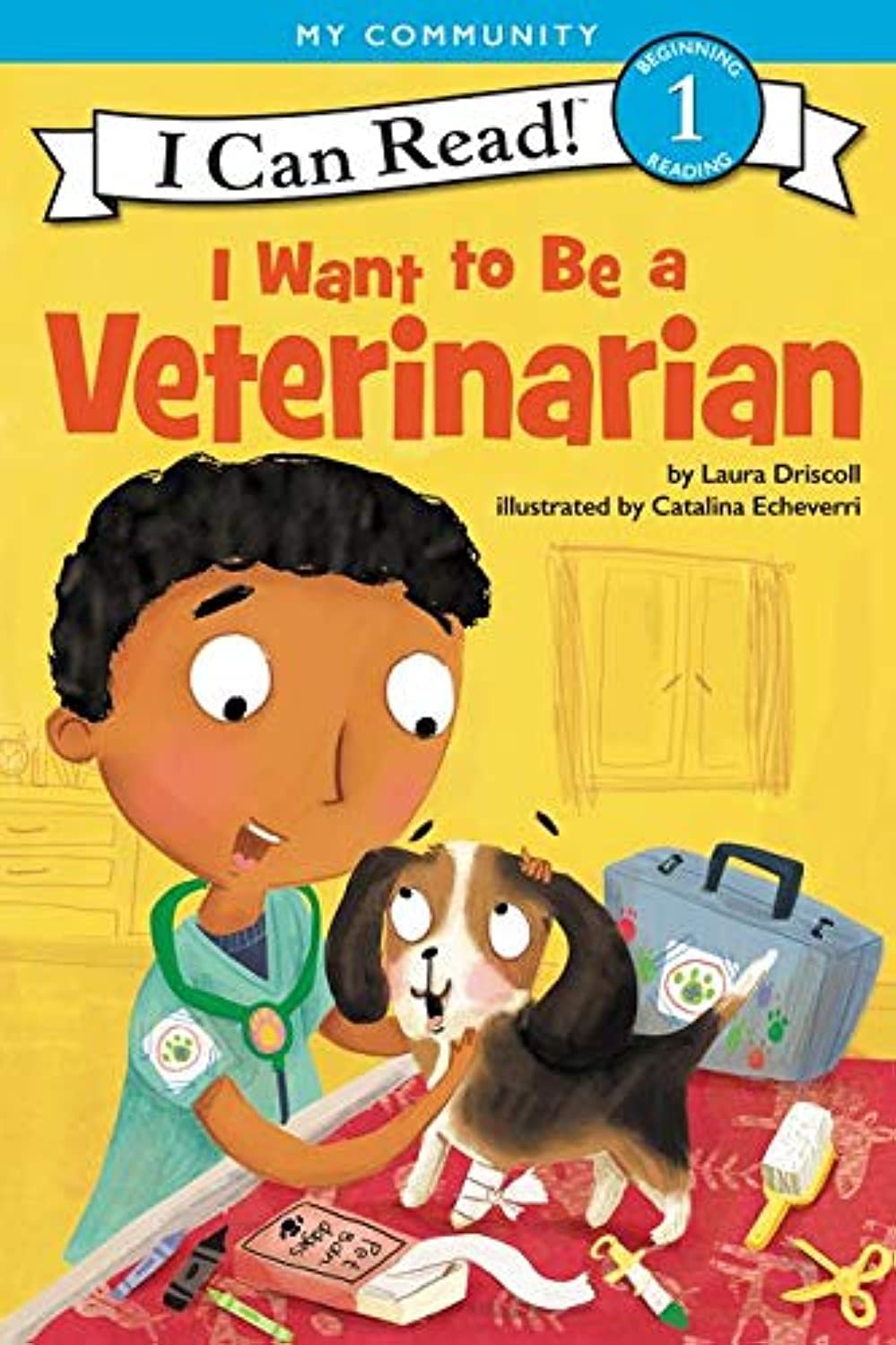 I Want to Be a Veterinarian (I Can Read Level 1)-by-Harper Collins