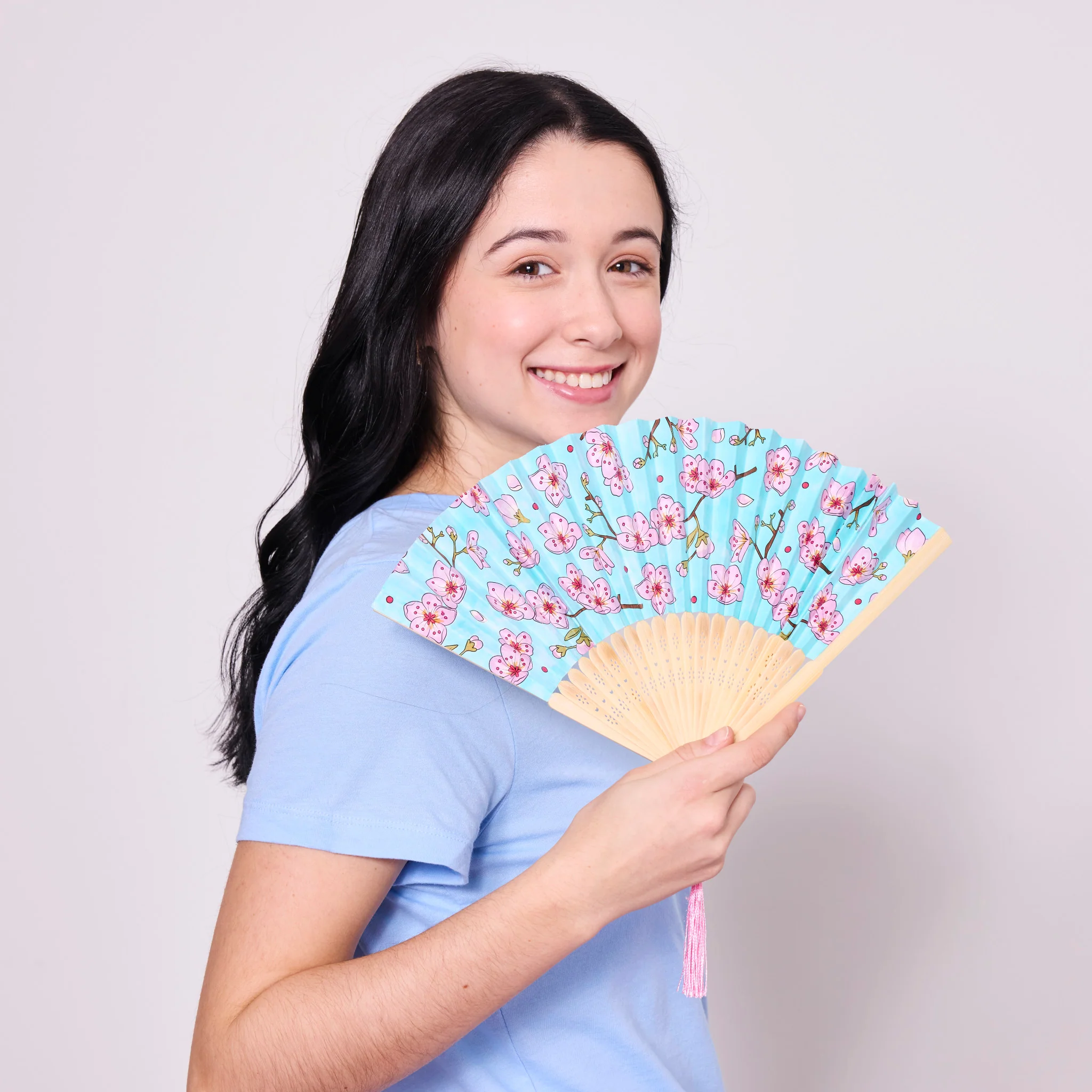 Paper Fan Coloring - Cherry Blossom by Faber-Castell