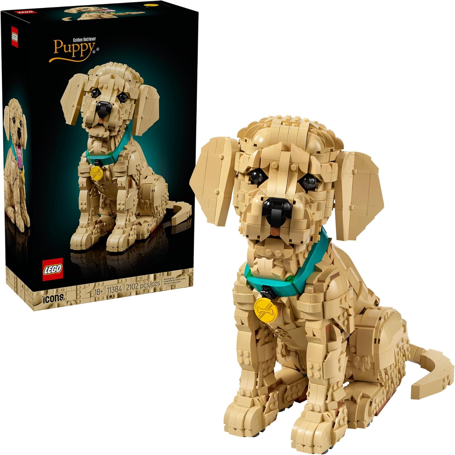 Icons Golden Retriever Puppy – A2Z Science & Toys
