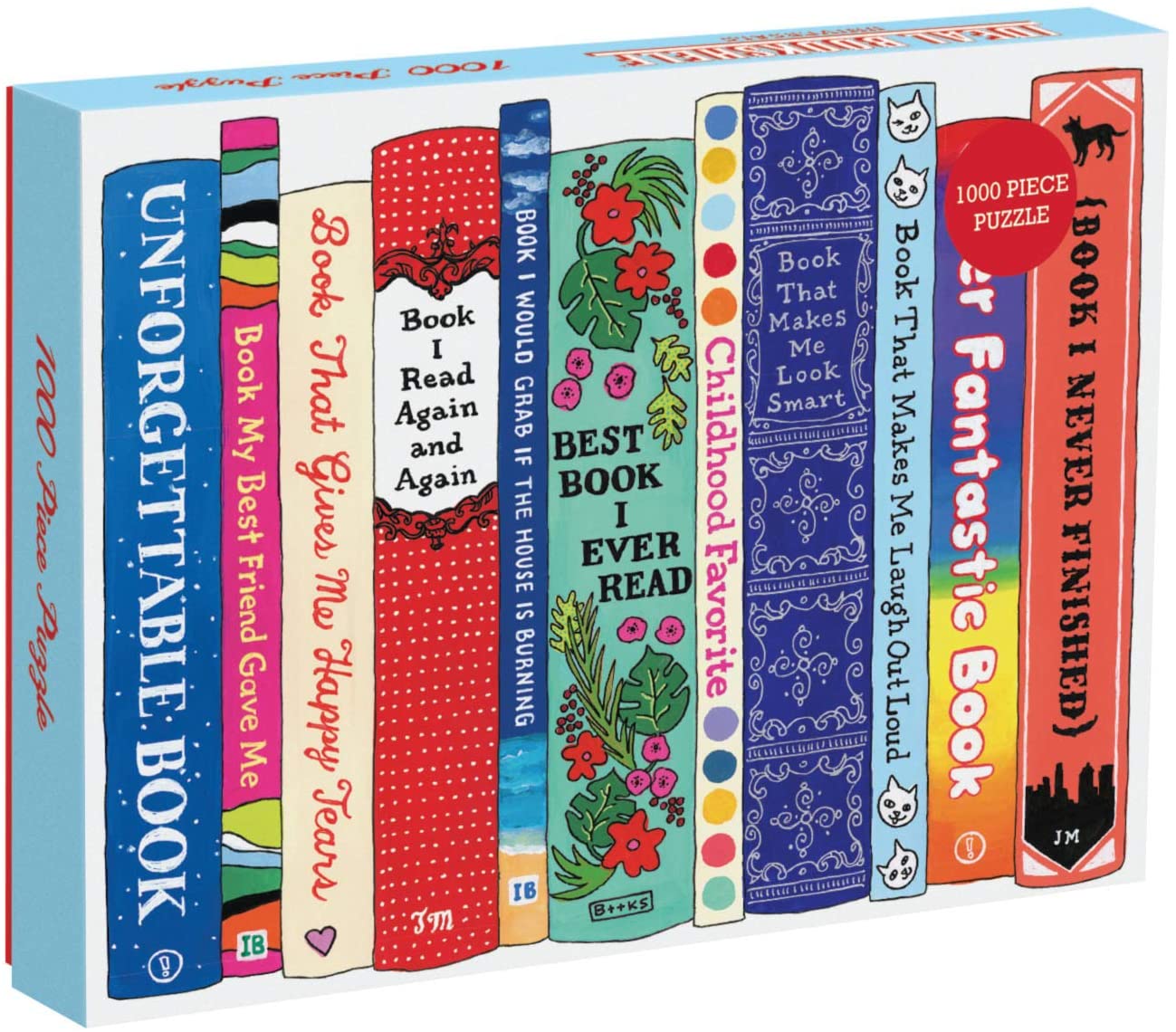 Ideal Bookshelf 1000pc Puzzle by Galison