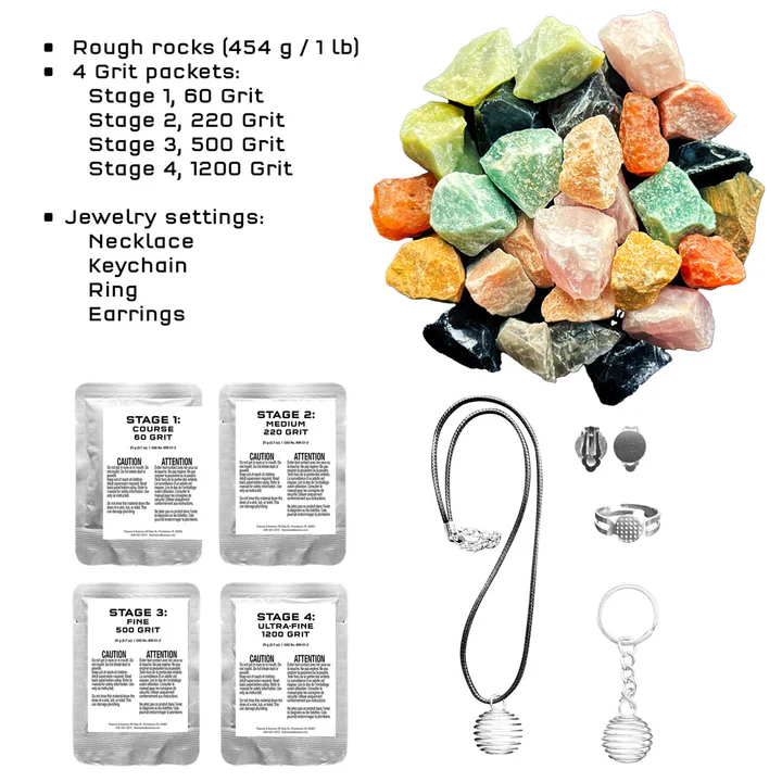 The Thames & Kosmos Rock Tumbler Refill Pack by Thames & Kosmos