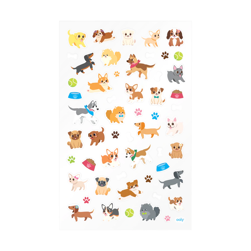 Itsy Bitsy Puppy Love Stickers by Ooly