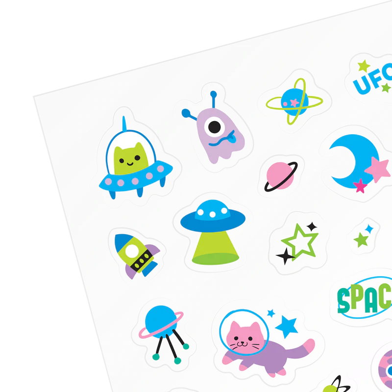 Itsy Bitsy Space Buddies Stickers by Ooly 2
