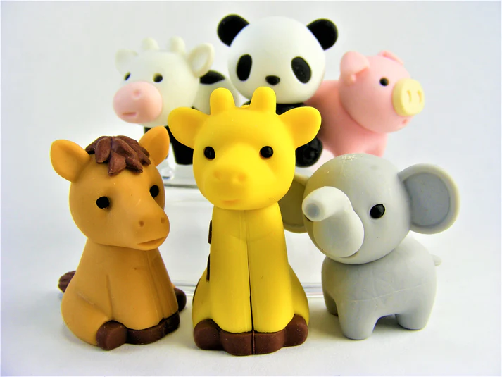 Iwako Zoo Animal Eraser-by-Iwako