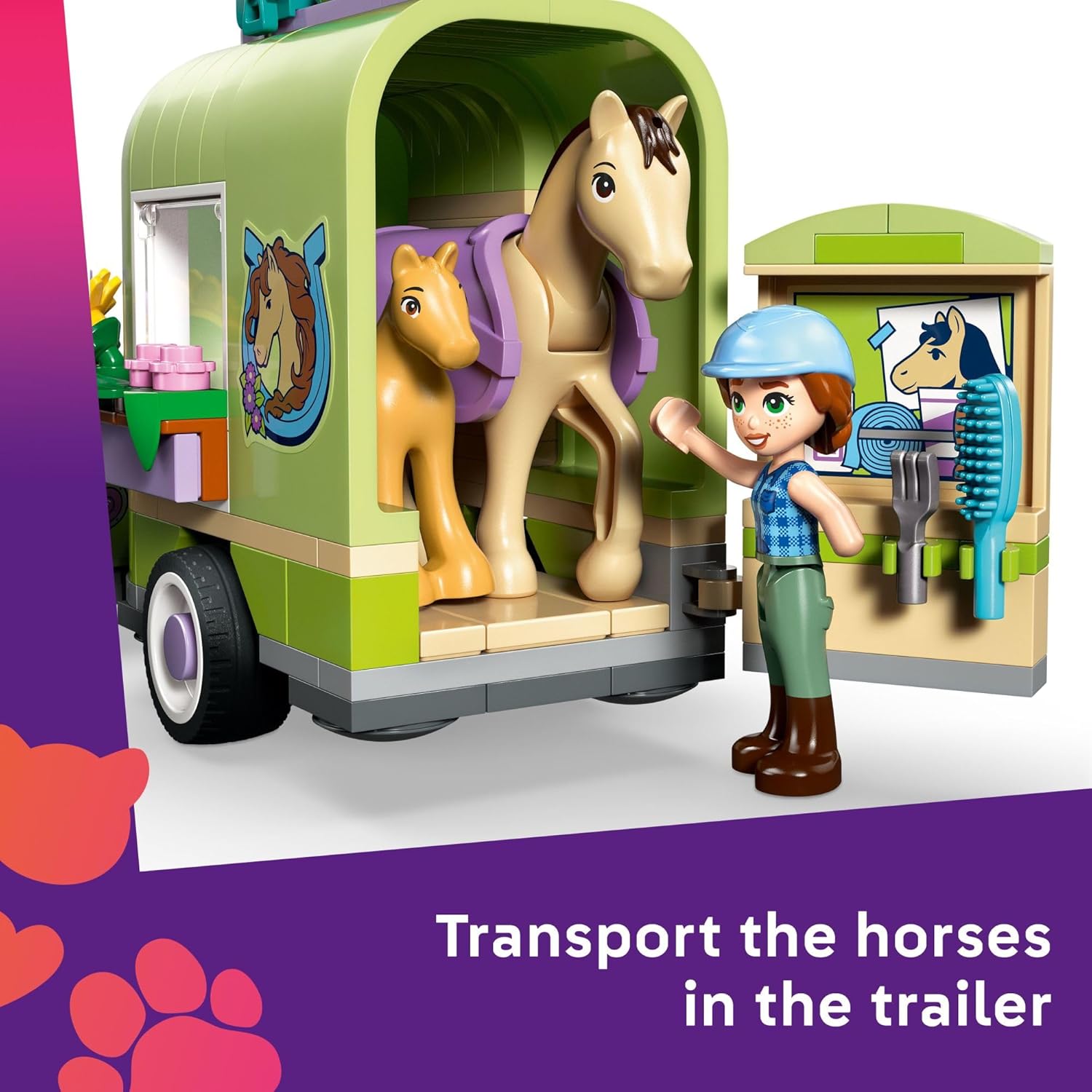 Friends Horse & Baby Foal Trailer by Lego