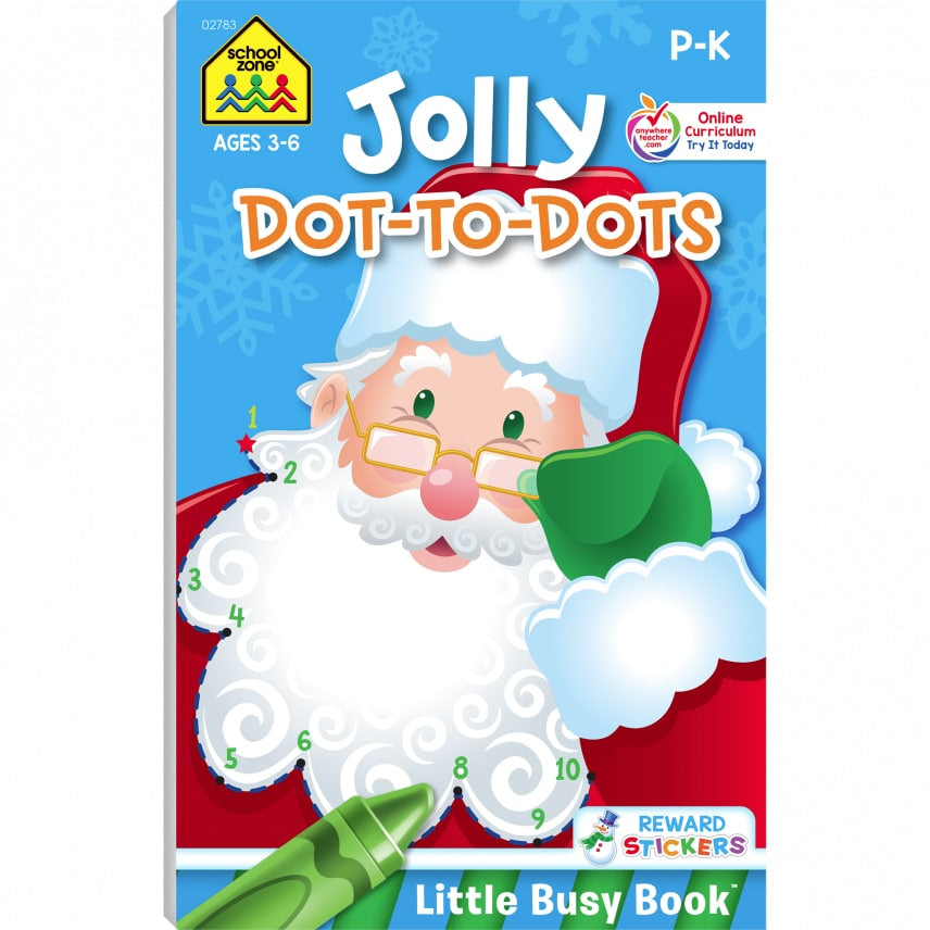 Jolly Dot to Dots Holiday Workbooks by School Zone