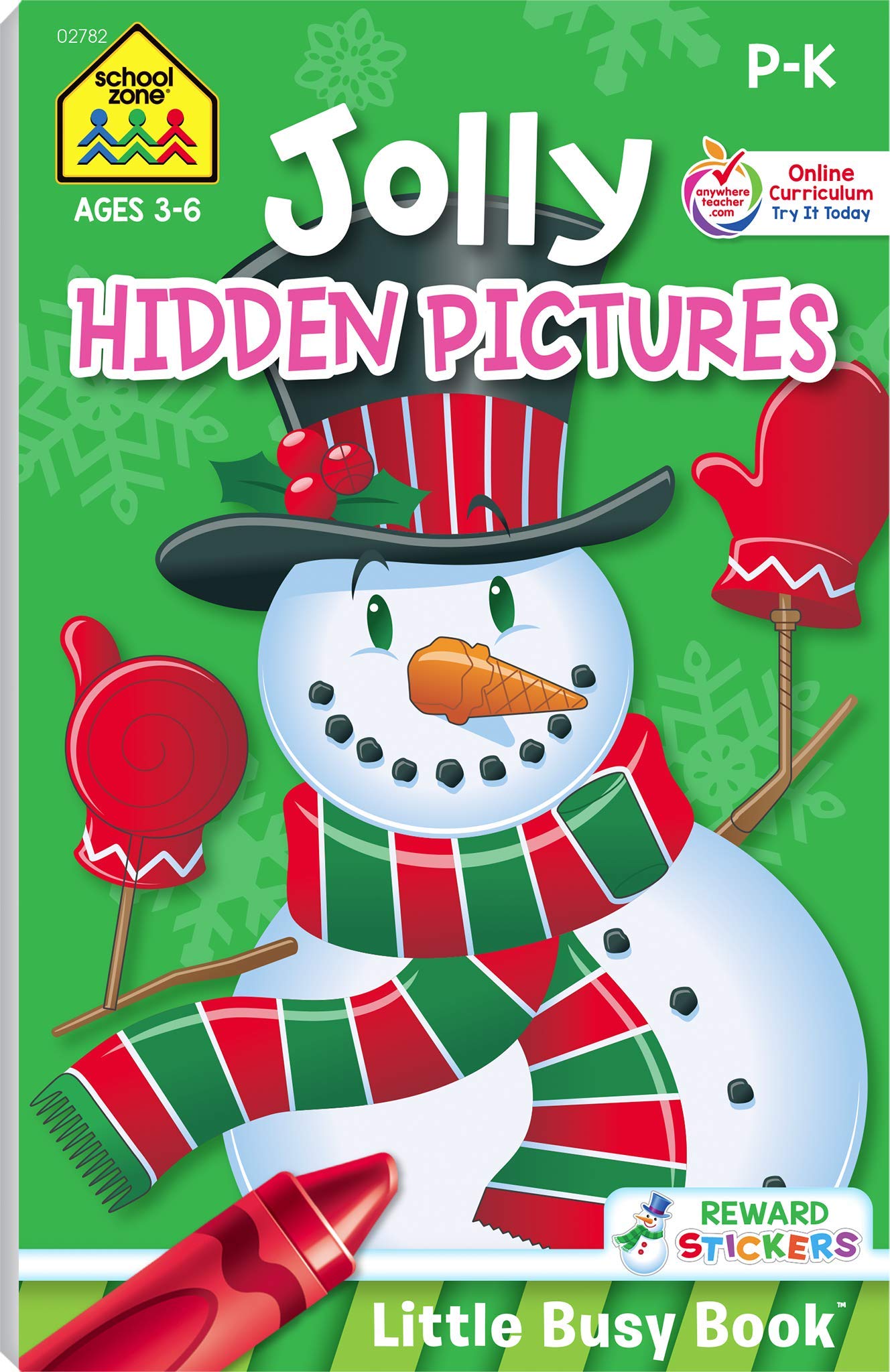 Jolly Holiday Hidden Pictures by School Zone