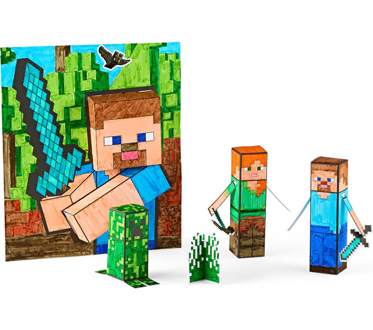 POPs Minecraft 3D Activity Set by Crayola