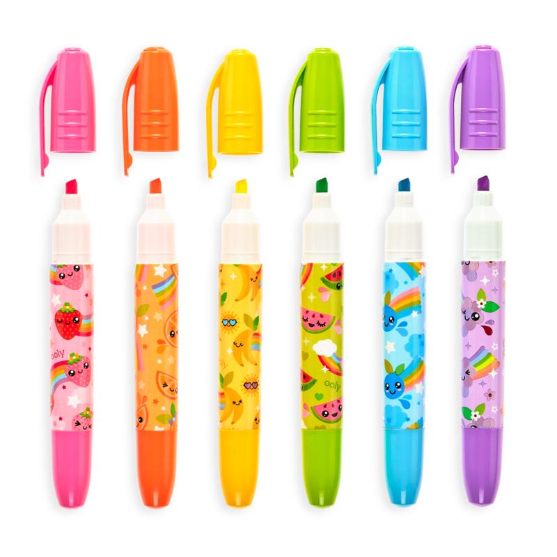 Jumbo Juicy Scented Neon Highlighters by Ooly 1