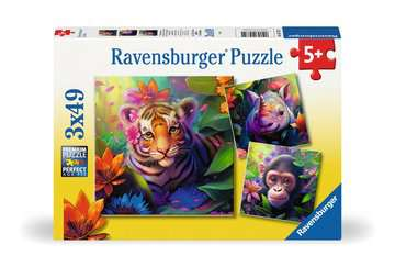 Jungle Babies 3 x 49pc Puzzles-by-Ravensburger