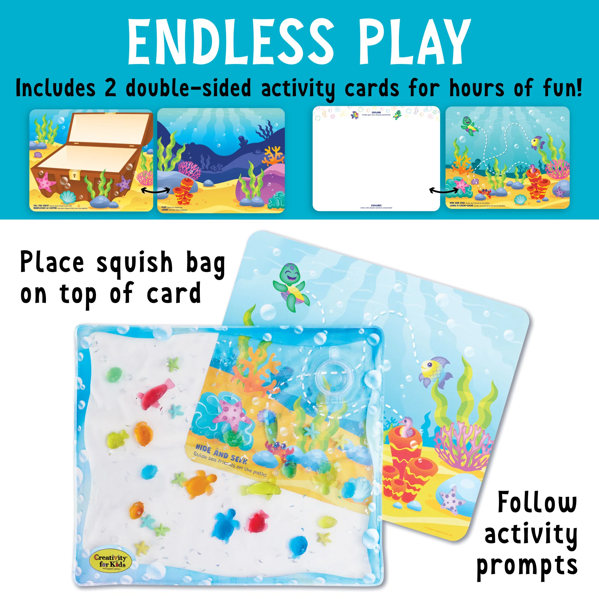 Sensory Squish Bag Ocean Adventure by Creativity for Kids