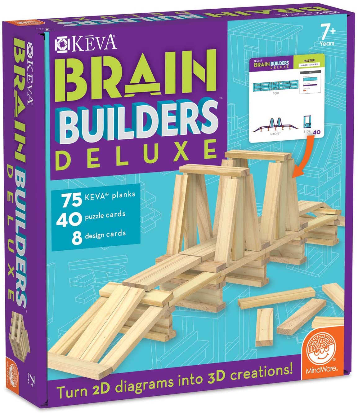 KEVA Brain Builders Deluxe by MindWare