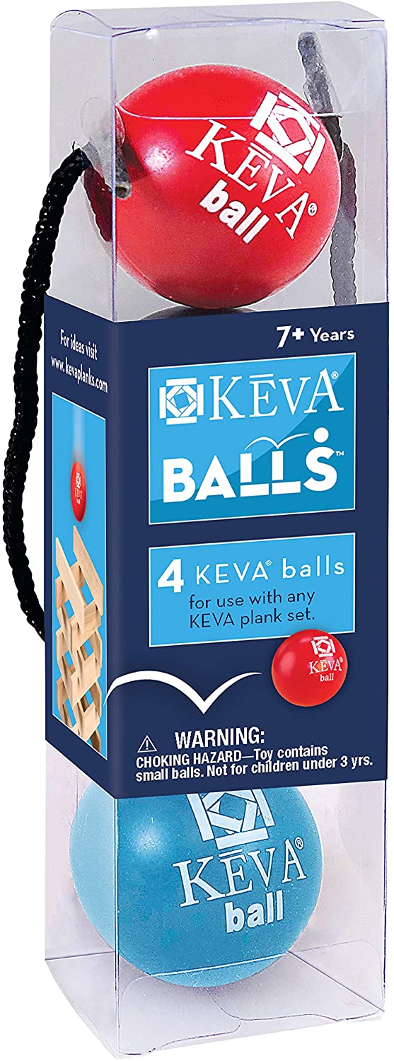 KEVA Contraptions 4 Pack Balls Refill by MindWare