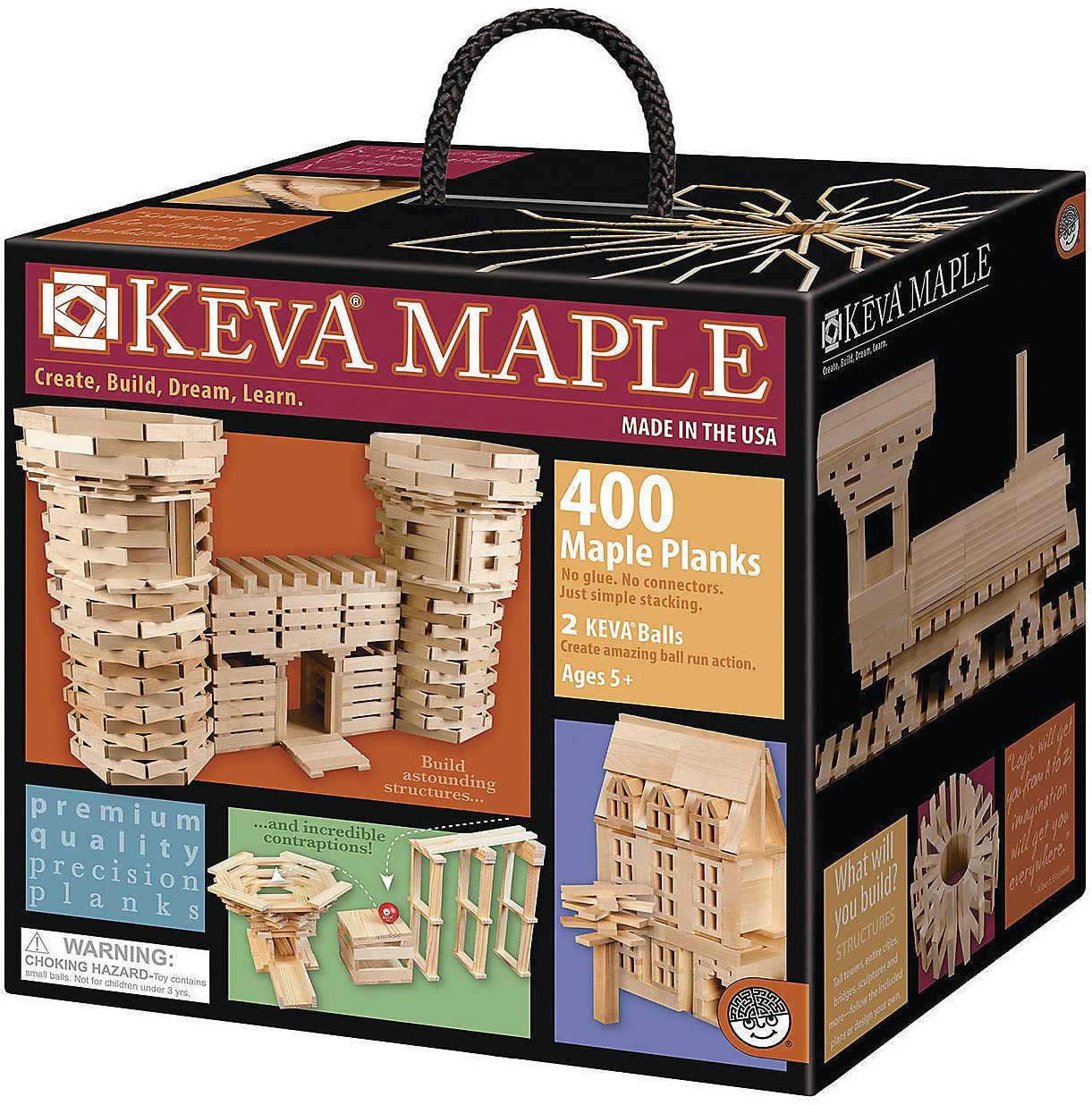 KEVA Maple 400 Plank Set by MindWare
