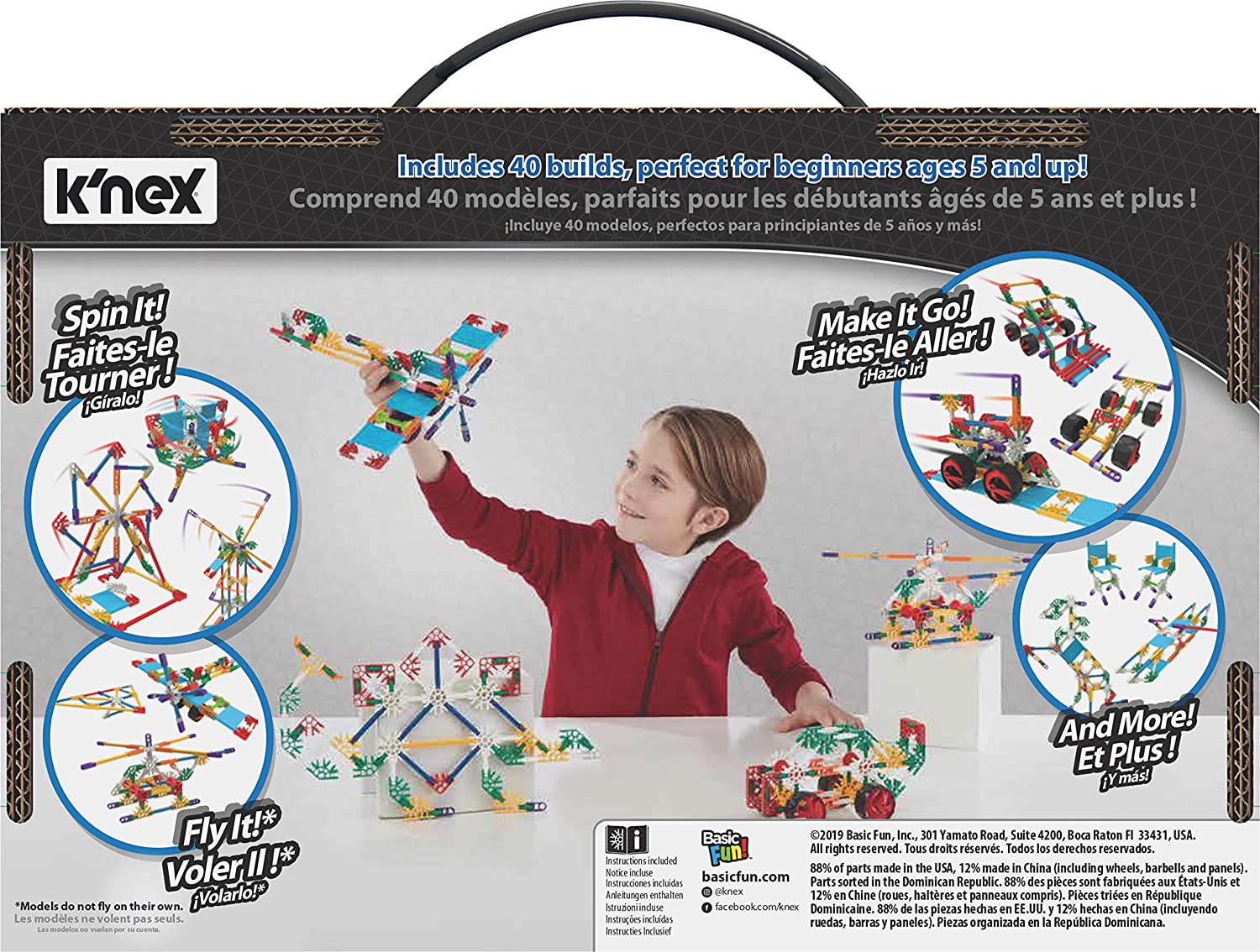 KNEX Beginner 40 Model Building Set by KNex 1