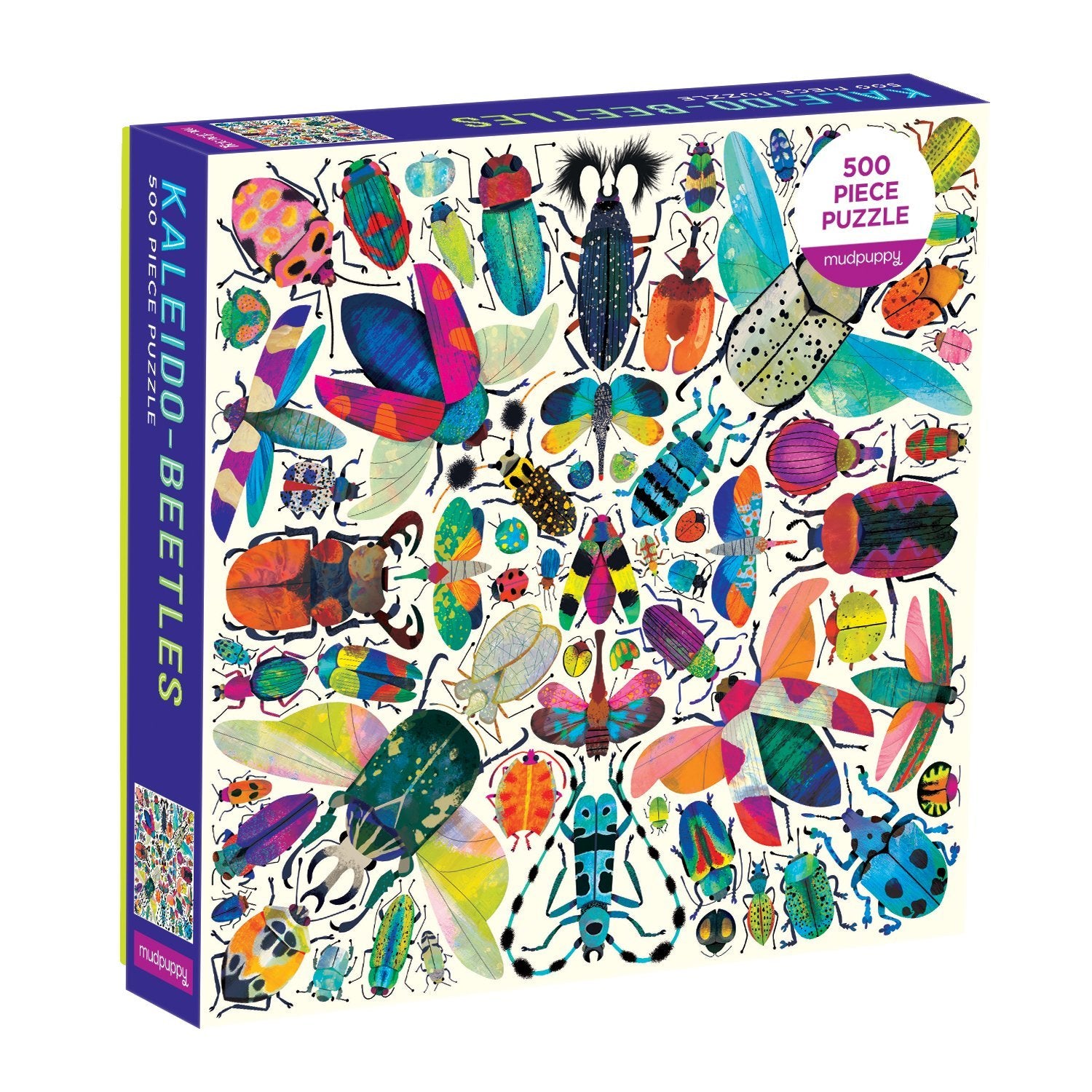 Kaleido Beetles 500 Pc Puzzle by Mudpuppy