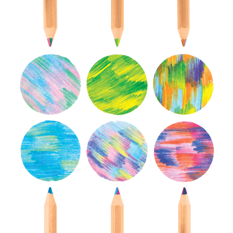 Kaleidoscope Multi Colored Pencils by Ooly 4