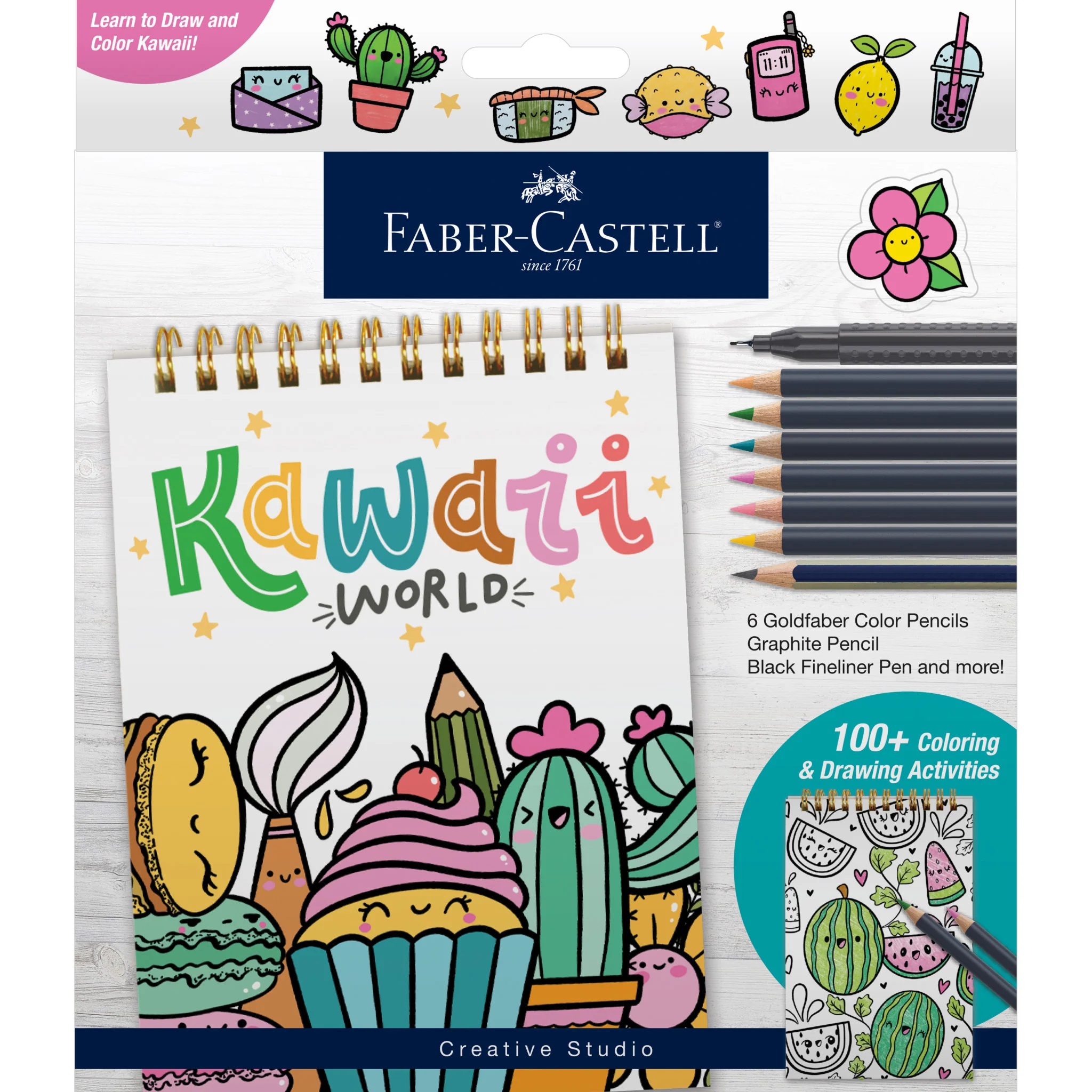 Kawaii World Coloring Set-by-Faber-Castell