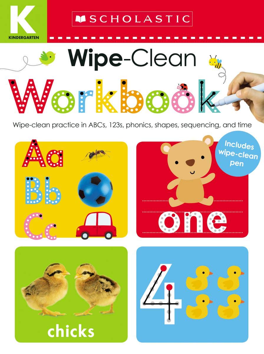 Kindergarten Wipe Clean Workbook Scholastic Early Learners by Scholastic