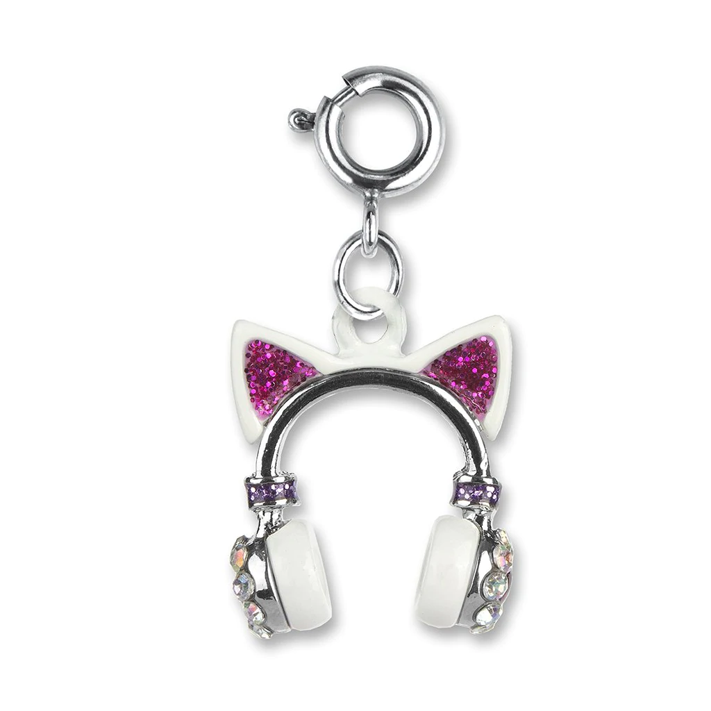 Kitty Ears Headphones Charm by Charm It